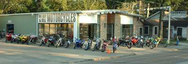 Houston Motorcycle Exchange shop front