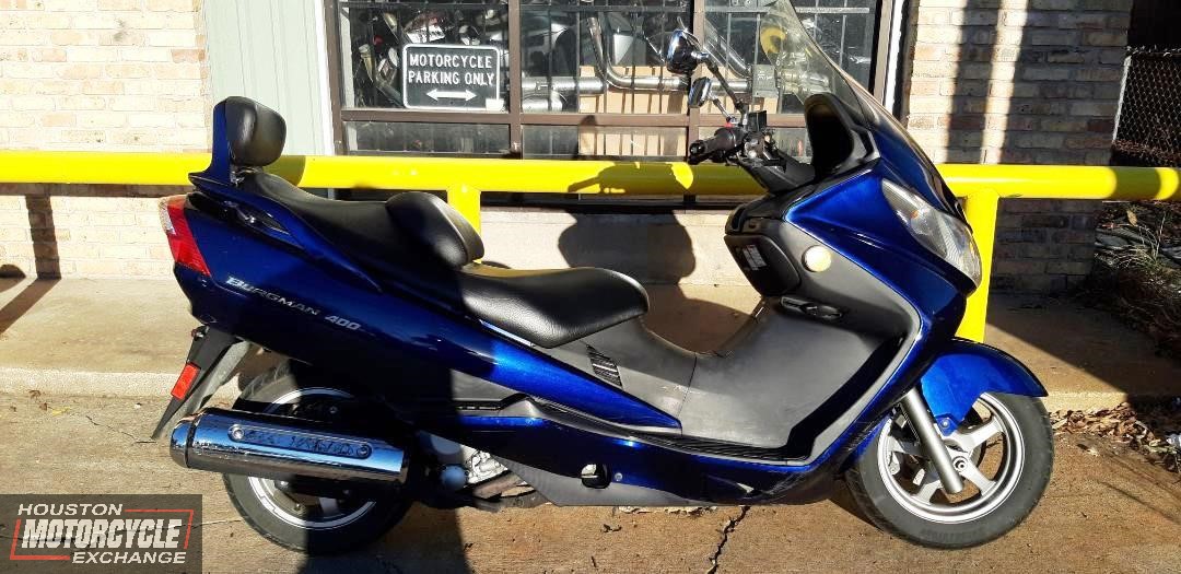 2005 Suzuki Burgman 400 Used Scooter Streetbike – Houston Motorcycle