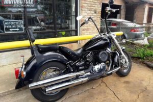 2002 Yamaha V-Star 1100 Used Cruiser Streetbike Motorcycle with Apes Handlebars For Sale Located In Houston Texas USA (6)