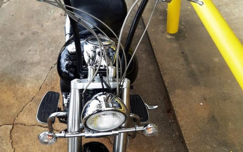 2002 Yamaha V-Star 1100 Used Cruiser Streetbike Motorcycle with Apes Handlebars For Sale Located In Houston Texas USA (8)