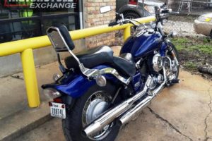 2005 Yamaha 650 V Star Custom with flames used cruiser for sale located in houston texas (4)