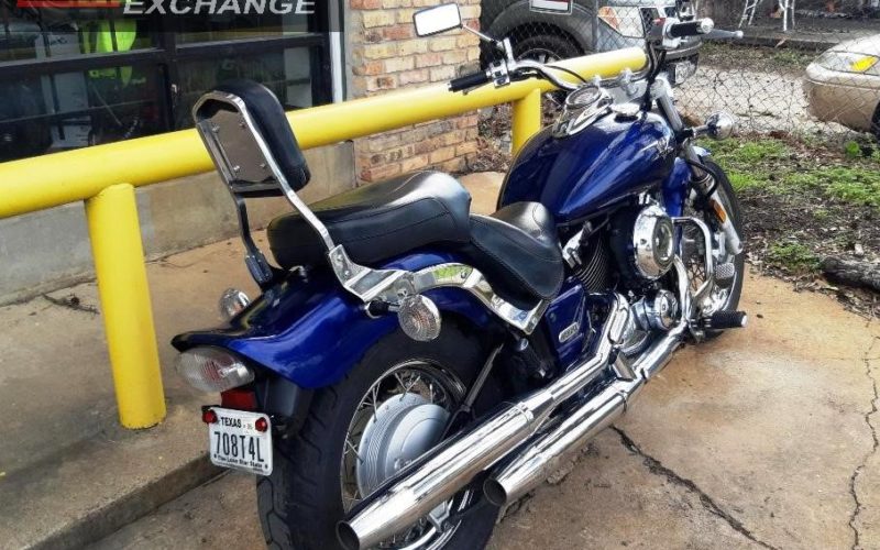 2005 Yamaha 650 V Star Custom with flames used cruiser for sale located in houston texas (4)