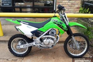 2022 Kawasaki KLX140R Used Dirt Bike Off Road Bike Entry Level Begginer Motorcycle Electric Start For Sale Located In Houston Texas (2)