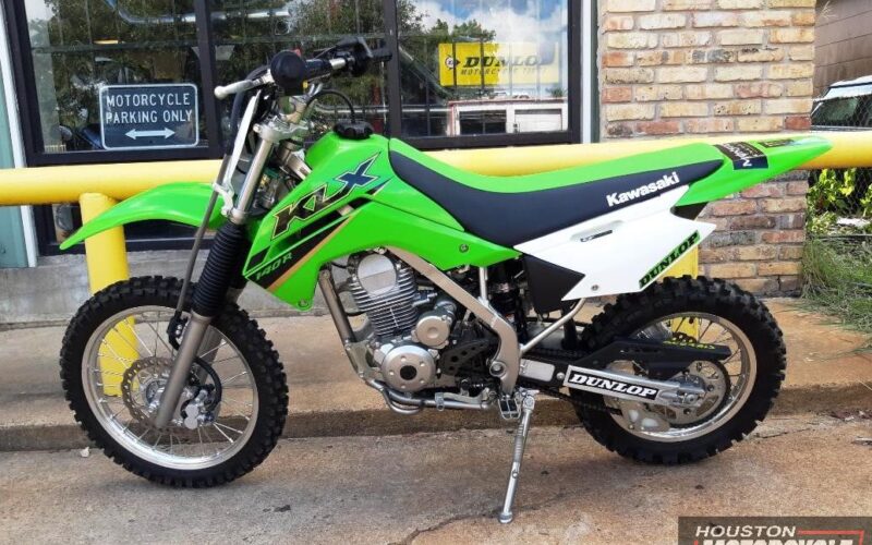 2022 Kawasaki KLX140R Used Dirt Bike Off Road Bike Entry Level Begginer Motorcycle Electric Start For Sale Located In Houston Texas (5)