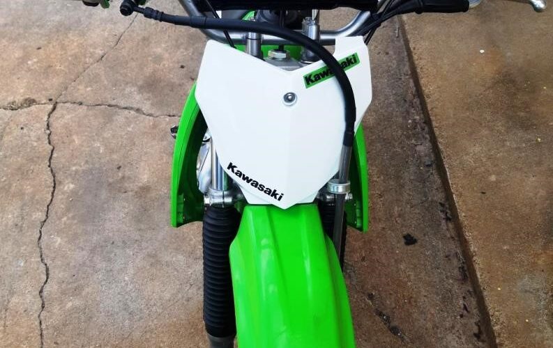 2022 Kawasaki KLX140R Used Dirt Bike Off Road Bike Entry Level Begginer Motorcycle Electric Start For Sale Located In Houston Texas (8)