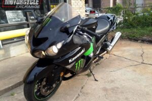 2009 Kawasaki ZX14 Monster Energy Edition Used Sport Bike sportbike street bike For Sale Located in Houston Texas USA (5)