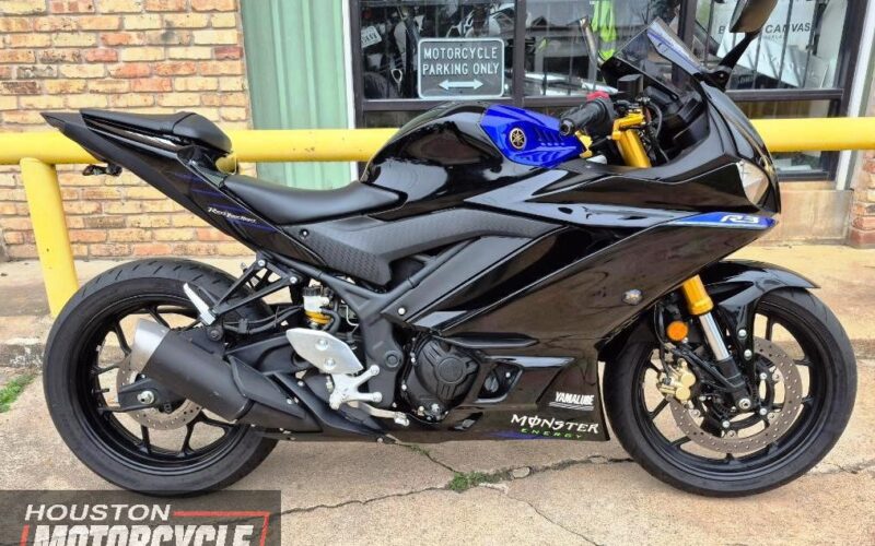 2021 Yamaha YZF R3 300cc Monster Energy Edition Used Sport Bike Street Bike Motorcycle For Sale Located In Houston Texas (2)