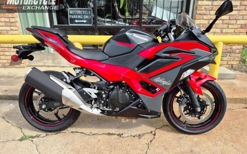 2024 Kawasaki Ninja 500 ABS EX500 used sport bike street bike motorcycle for sale located in houston texas (3)