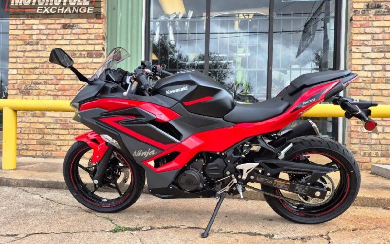 2024 Kawasaki Ninja 500 ABS EX500 used sport bike street bike motorcycle for sale located in houston texas (4)