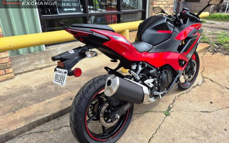 2024 Kawasaki Ninja 500 ABS EX500 used sport bike street bike motorcycle for sale located in houston texas (7)