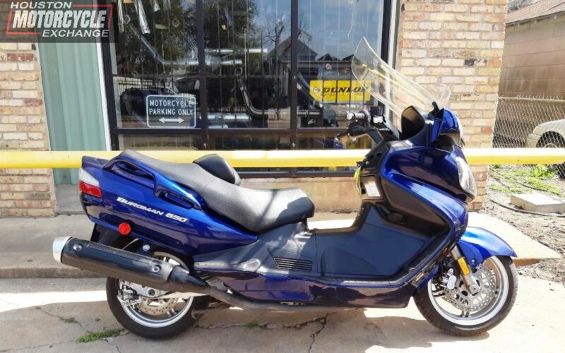 2005 Suzuki Burgman 650 Used Scooter Street Bike Motorcycle Automatic For Sale Located In Houston USA motorcycles for sale Houston used motorcycle for sale houston texas (2)