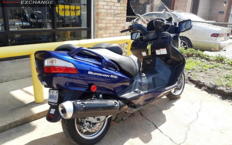 2005 Suzuki Burgman 650 Used Scooter Street Bike Motorcycle Automatic For Sale Located In Houston USA motorcycles for sale Houston used motorcycle for sale houston texas (6)