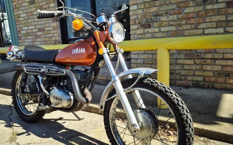 1972 Yamaha DT250 Used Enduro Dual Sport Street Legal motorcycle Motorcycle For Sale Houston motorcycle for sale Houston Used motorcycles for sale (3)
